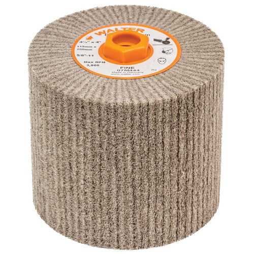 Blendex Surface Conditioning Drum, 4-1/2" Dia. x 4" W, 5/8"-11 Arbor, Fine Grit CSL Industriel Inc.