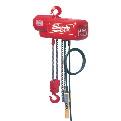 Electric Chain Hoist, 20' Lift, 1000 lbs. (0.5 tons) Capacity, 16 FPM CSL Industriel Inc.