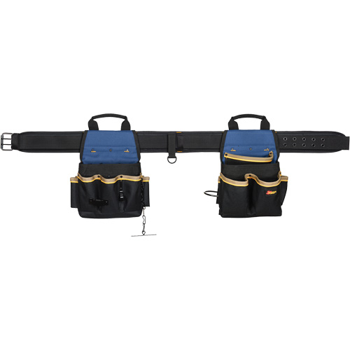 Combin&eacute;s de ceinture &agrave; outils &agrave; 20 pochettes, Polyester, Noir CSL Industriel Inc.