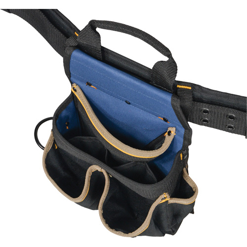 Combin&eacute;s de ceinture &agrave; outils &agrave; 20 pochettes, Polyester, Noir CSL Industriel Inc.