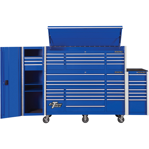 RX Series Side Cabinet, 3 Drawers, 19" W x 25" D x 61" H, Blue CSL Industriel Inc.