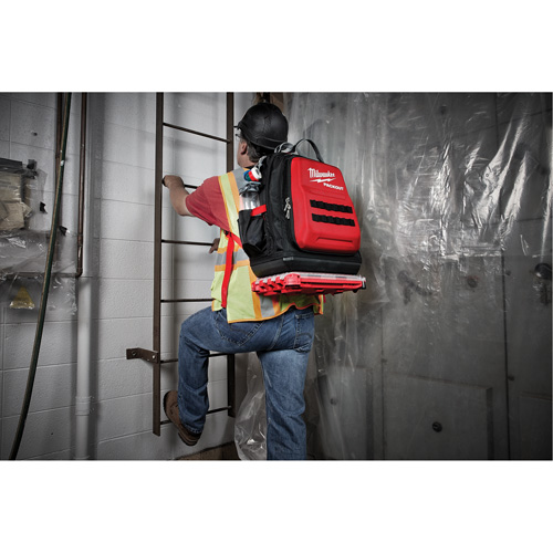 Packout Backpack, 15-3/4" L x 11-4/5" W, Black/Red, Ballistic CSL Industriel Inc.