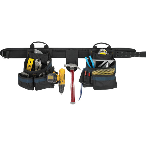 Ceinture &agrave; outils pour &eacute;lectricien, Polyester, Noir CSL Industriel Inc.