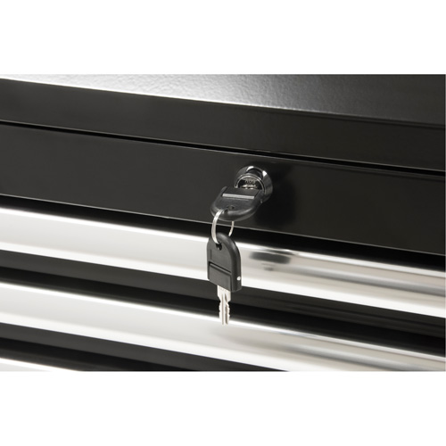 Coffre &agrave; outils industriel, 26" la, 4 tiroirs, Noir CSL Industriel Inc.