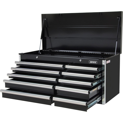 Industrial Tool Chest, 41" W, 10 Drawers, Black CSL Industriel Inc.