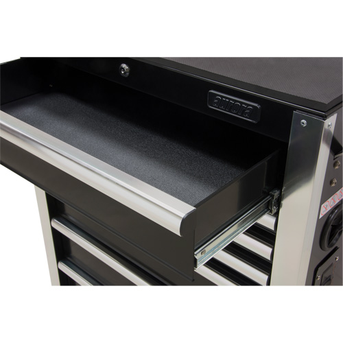 Heavy-Duty Tool Cart, 7 Drawers, 28" W x 22" D x 42-3/8" H, Black CSL Industriel Inc.