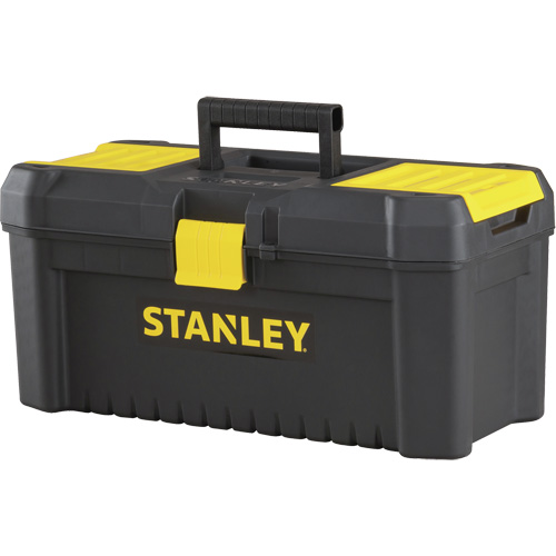 Essential&reg; Tool Box with Tray, 16" W x 8" D x 7-3/10" H, Black/Yellow CSL Industriel Inc.