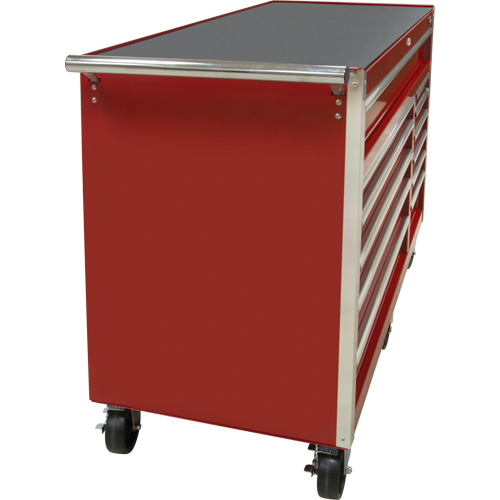 Industrial Tool Cart, 12 Drawers, 56" W x 24-1/2" D x 38-1/8" H, Red CSL Industriel Inc.