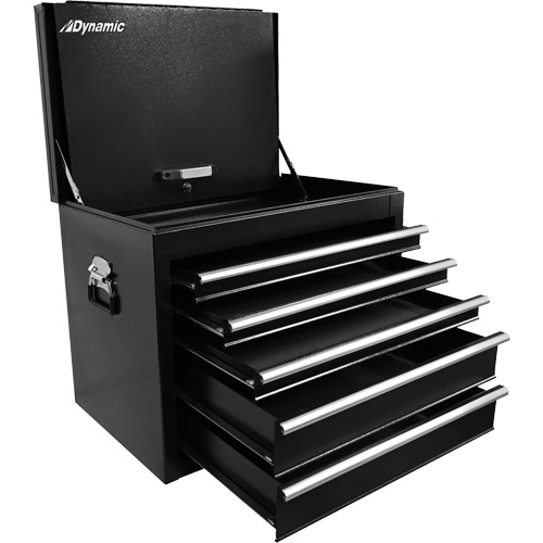 Coffre &agrave; outils pour camion, 27" la, 5 tiroirs, Noir CSL Industriel Inc.
