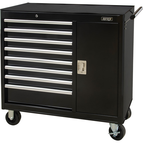 Industrial Tool Cart, 8 Drawers, 44-3/10" W x 21-1/10" D x 36-7/10" H, Black CSL Industriel Inc.