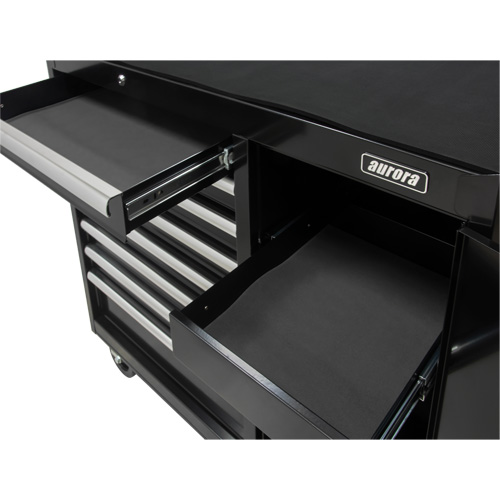 Industrial Tool Cart, 8 Drawers, 44-3/10" W x 21-1/10" D x 36-7/10" H, Black CSL Industriel Inc.
