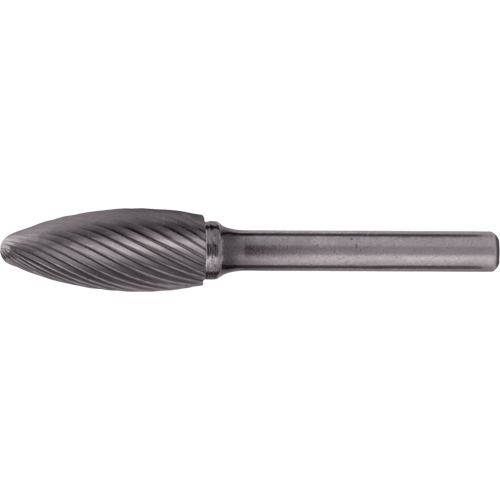 CLEVELAND Solid Carbide Burrs - Flame Shaped, 1/8" Dia., 1/8" Shank CSL Industriel Inc.