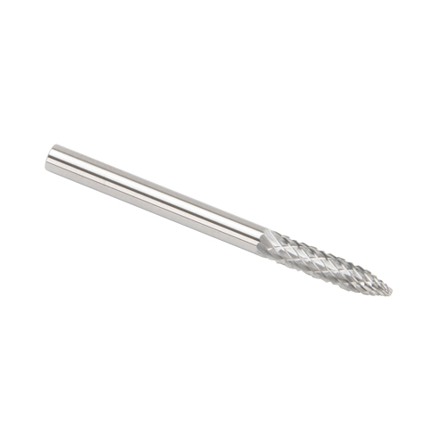 CLEVELAND Solid Carbide Burrs - Tree Shape Pointed End, SG-44, 3 mm Dia., 1/8" Shank CSL Industriel Inc.