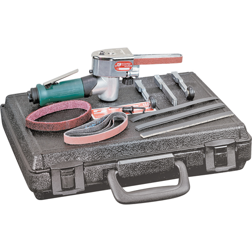 Mini-Dynafile&reg; II Abrasive Belt Machines, 1/8" - 1/2", 1/4" NPTF CSL Industriel Inc.