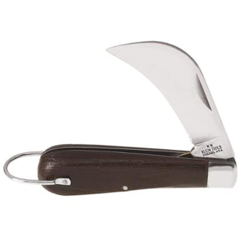 Pocket Knife with Hawkbill Slitting Blade, 2-5/8" Blade, Carbon Steel Blade, Plastic Handle CSL Industriel Inc.