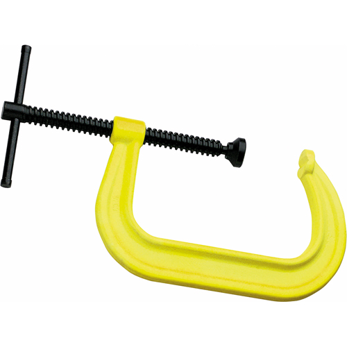 Hi-Vis Safety C-Clamp, 2-1/8" (54 mm) Capacity, 2-1/4" (57 mm) Throat Depth CSL Industriel Inc.