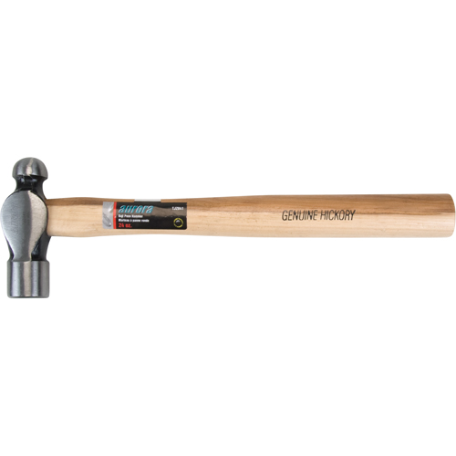 Ball Pein Hammer, 24 oz. Head Weight, Plain Face, Wood Handle CSL Industriel Inc.