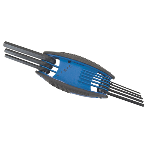 Folding Hex Key Set, 8 Pcs., Metric CSL Industriel Inc.