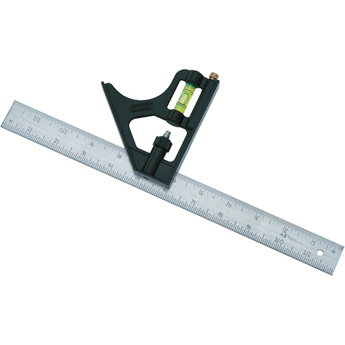 Combination Square, 12" L, 1/8"/1/16"/1/32" Graduations CSL Industriel Inc.