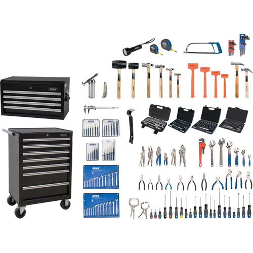 Ensemble d'outils maître avec coffre en acier et chariot, 236 morcea CSL Industriel Inc.