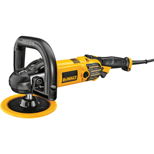 Polisseuse &agrave; vitesse variable avec d&eacute;marrage souple, 9"/7" tampon, 120 V, 12 A, 0-3500 Tr/min &agrave; vide CSL Industriel Inc.