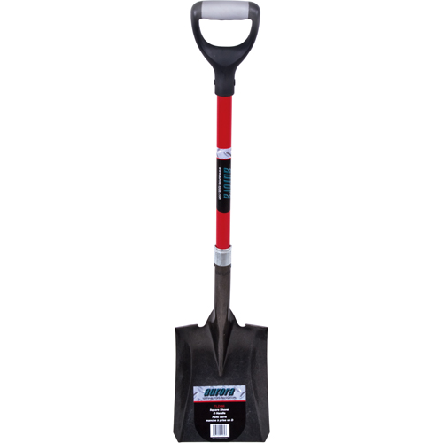 Heavy-Duty Square Shovel, Fibreglass, Carbon Steel Blade, D-Grip Handle, 29-1/2" Long CSL Industriel Inc.