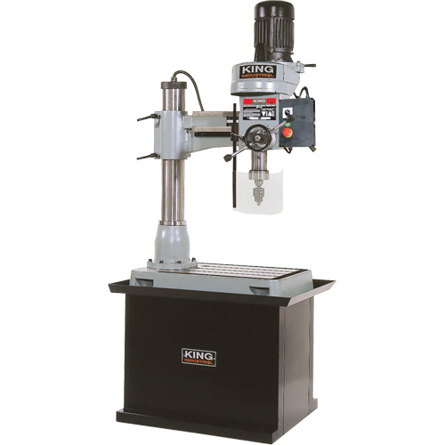 Radial Drilling Machine with Stand, 1/2" Chuck, 5 Speed(s), 19-5/8" W x 21-5/8" L, #3 Morse CSL Industriel Inc.