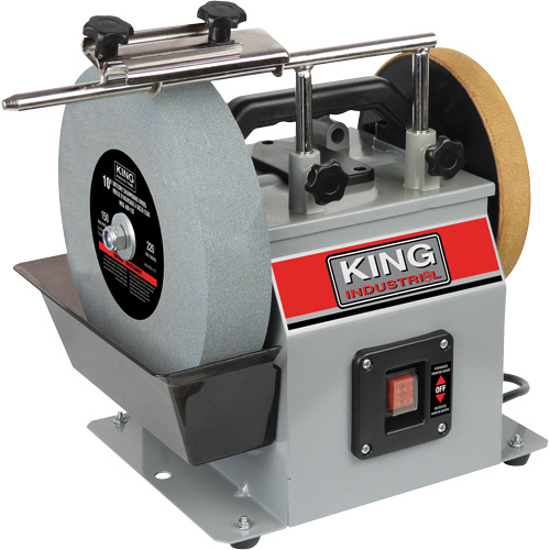 Wet/Dry Sharpener, 10" Wheel Diameter, 1/4 HP, 115 RPM CSL Industriel Inc.