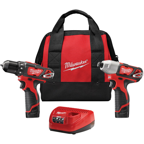 M12 Cordless 2-Tool Combo Kit, Lithium-Ion, 12 V CSL Industriel Inc.