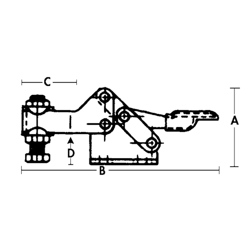 Horizontal Hold-Down Clamps - 205 Series CSL Industriel Inc.