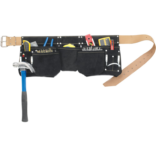 Ceintures &agrave; outils pour apprenti menuisier, Cuir, Noir CSL Industriel Inc.
