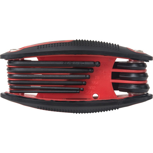 Ball End Fold-Up Hex Key Set, 9 Pcs., Imperial CSL Industriel Inc.