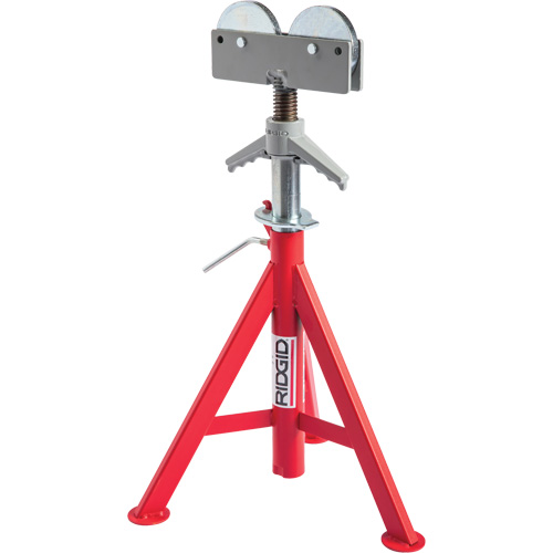 Support de tuyau pour rouleau baiss&eacute; no RJ-98, 59-104 cm R&eacute;glage de la hauteur, 12" Capacit&eacute; max. de tuyau, 1000 lb Capacit&eacute; de charge max. CSL Industriel Inc.