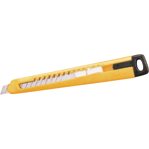 Couteau &agrave; lame autocassable, Acier au carbone, Prise en Plastique CSL Industriel Inc.