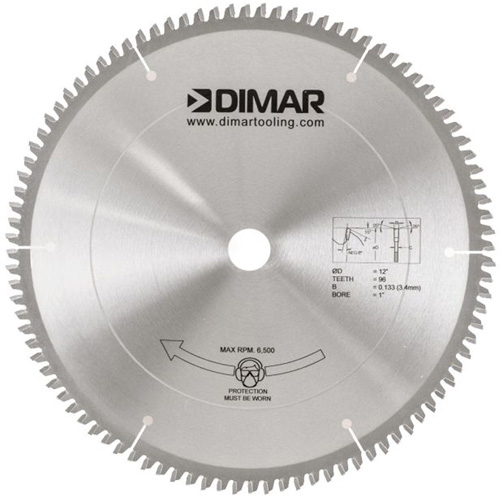 Melamine Saw Blade, 12", 96 Teeth, Wood Use CSL Industriel Inc.