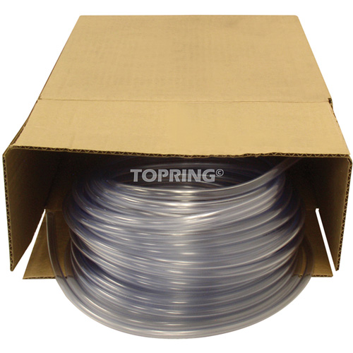 Tubing, Air/Water, 0.625" OD x 100' L, PVC, Clear, 30 PSI @ 20°C CSL Industriel Inc.
