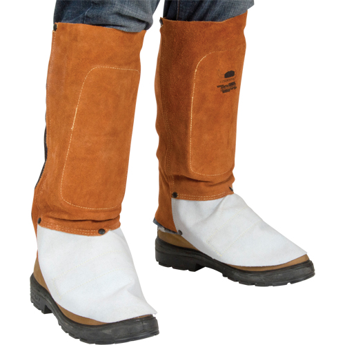 Leather Spats, 14" L, Lava Brown CSL Industriel Inc.