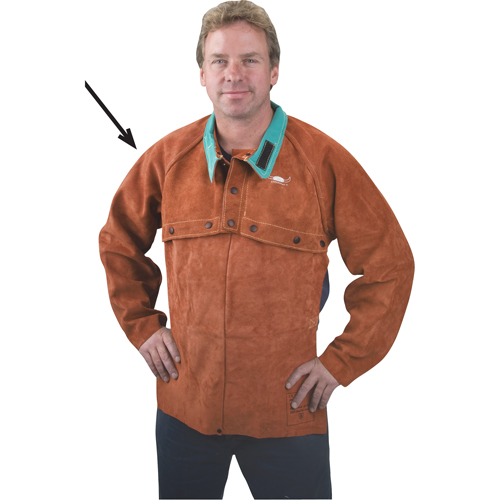 Leather Cape Sleeves, 2X-Large, Lava Brown CSL Industriel Inc.