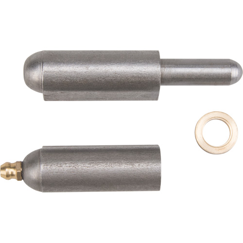 Weld-On Hinge, 0.63" Dia. x 3.937" L, Mild Steel w/Fixed Steel Pin CSL Industriel Inc.