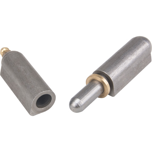 Weld-On Hinge, 0.63" Dia. x 3.937" L, Mild Steel w/Fixed Steel Pin CSL Industriel Inc.