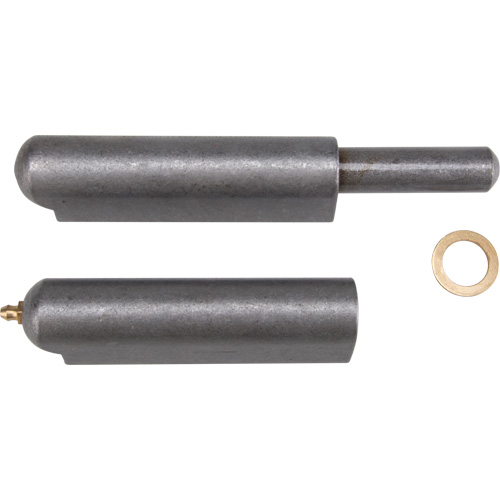 Weld-On Hinge, 1.102" Dia. x 10.236" L, Mild Steel w/Fixed Steel Pin CSL Industriel Inc.