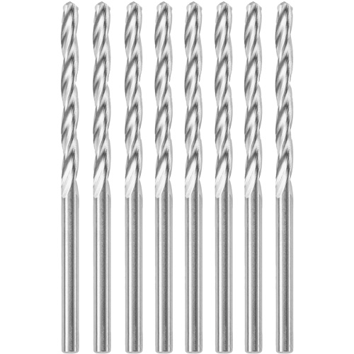 8-Piece Standard Point Spiral Saw Bit with 1/8" Diameter, 1/8", 1" Flute CSL Industriel Inc.
