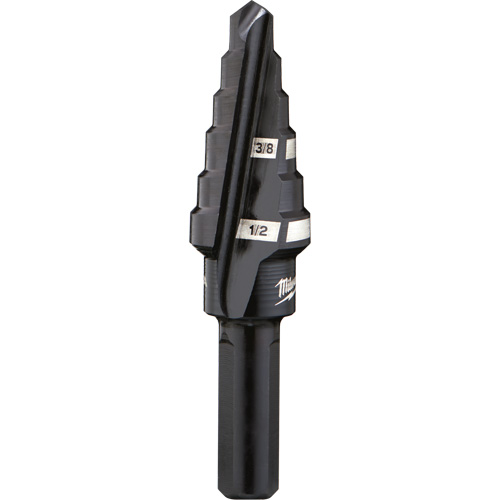Foret &eacute;tag&eacute; no 6, 3/8" - 1/2", Incr&eacute;ments de 1/16", Acier rapide CSL Industriel Inc.
