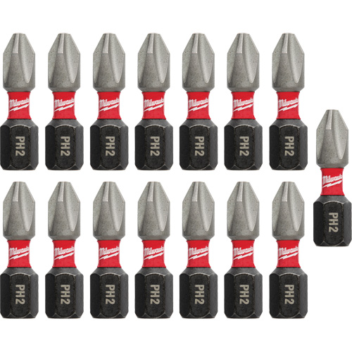 Forets &agrave; chocs Shockwave, Phillips, #2, Prise 1/4" CSL Industriel Inc.