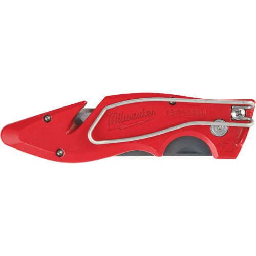 Couteau utilitaire rabattable Fastback, 2" lame, lame en Acier au carbone, poign&eacute;e en M&eacute;tal CSL Industriel Inc.