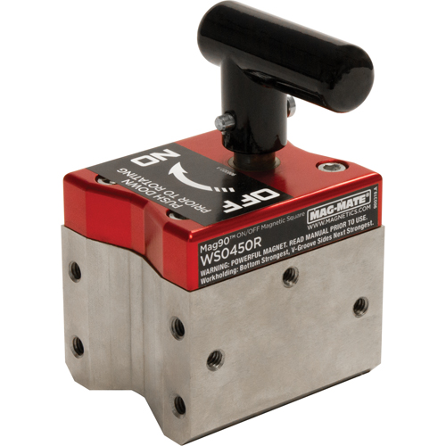 Mag90 On/Off Magnetic Squares, 3" L x 2-1/2" W x 4-5/8" H, 450 lbs. CSL Industriel Inc.