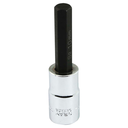 Bit Socket, Hex, 10 mm x 81 mm L, 1/2" Square Drive Drive CSL Industriel Inc.
