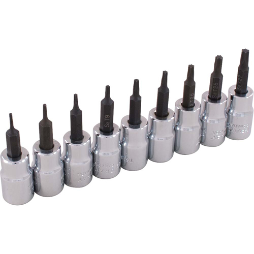 Jeu de douilles, Torx, Prise 3/8", 9 mrcx CSL Industriel Inc.