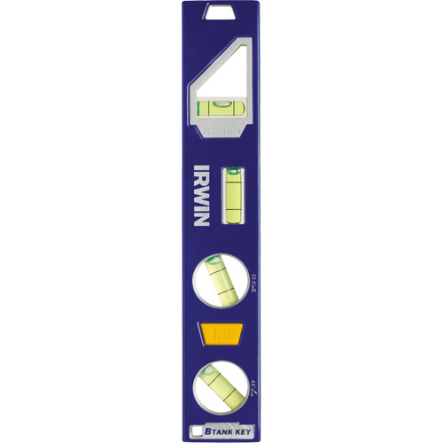 250 Series Heavy-Duty Torpedo Level, 9" L, Aluminum, 4 Vials, Magnetic CSL Industriel Inc.