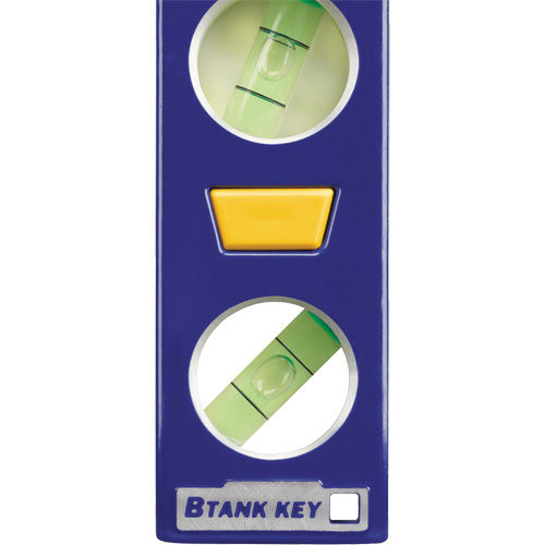 250 Series Heavy-Duty Torpedo Level, 9" L, Aluminum, 4 Vials, Magnetic CSL Industriel Inc.